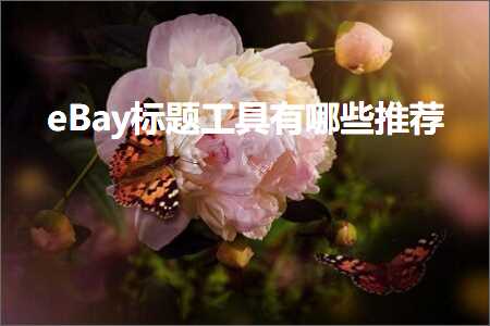 璺ㄥ鐢靛晢鐭ヨ瘑:eBay鏍囬宸ュ叿鏈夊摢浜涙帹鑽? width=